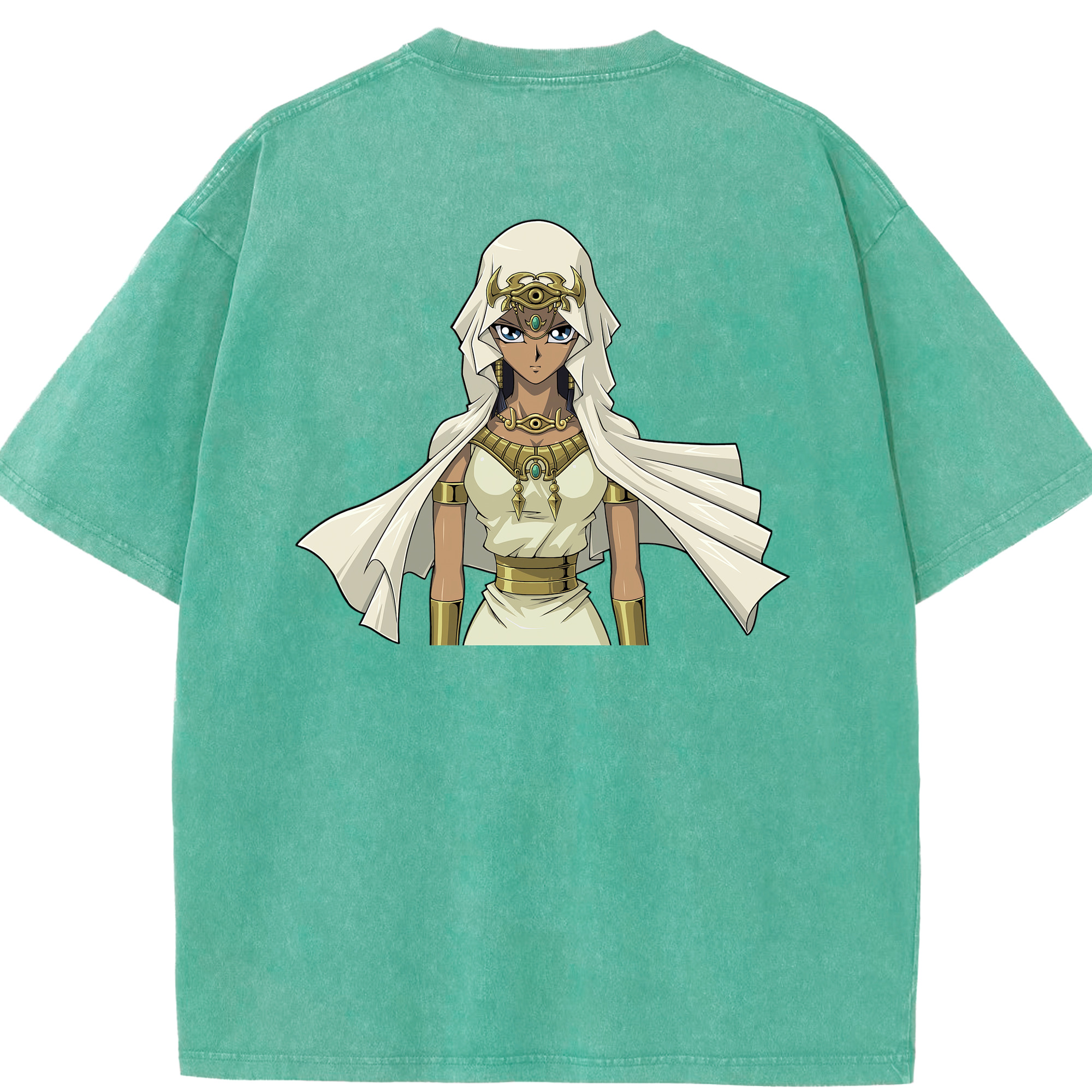 （画像用） 遊☆戯☆王 Yu-Gi-Oh! 綿100% ヴィンテージ風 半袖Tシャツ（背面プリント）
